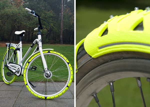 Зимняя резина для велосипедов. Bicycle-Tire-Spikes-2