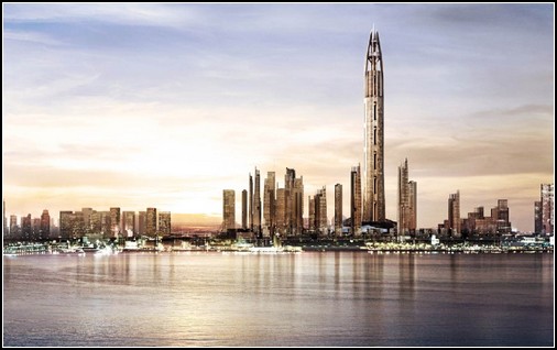 Современная архитектура. Небоскребы Nakheel Tower 1400 м