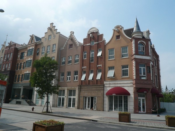 Типичный город в Нидерландах