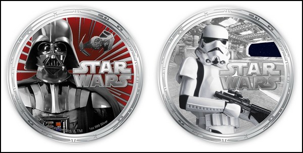 Деньги Ниуэ: монеты с персонажами «Звездных Войн»