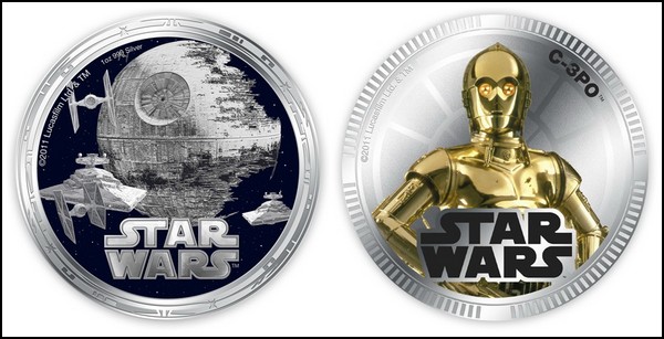 Монеты с персонажами «Звездных Войн»