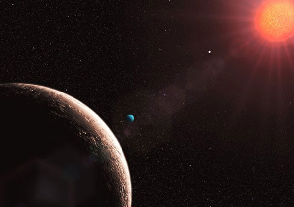Gliese 581-е. Экс-самая маленькая планета.