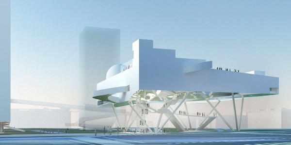 Проект здания Centre for Promotion of Science в Белграде от Вольфгана Чапелера (Wolfgang Tschapeller)