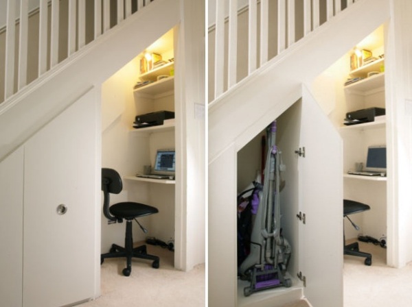 Лестница-шкаф от лондонских дизайнеров из Chiswick Woodworking Company