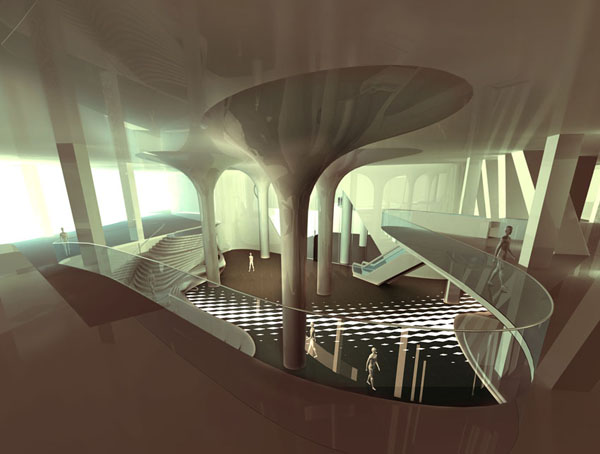 Проект отеля Fluid Dream Art Hotel dEEP от Architects