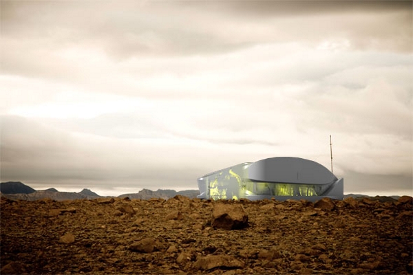 Hydro House - дом для комфортной жизни в пустыне от Rael San Fratello Architects