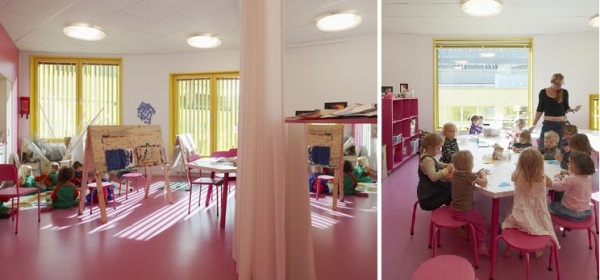 Tellus Nursery School -  детский сад  от Tham and Videgard Arkitekter в Стокгольме
