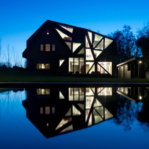 Реконструкция жилого дома Villa Rotterdam в Голландии от Ooze 
