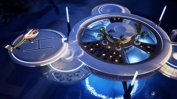 Water Discus Underwater Hotel – футуристический подводный отель в Дубае  