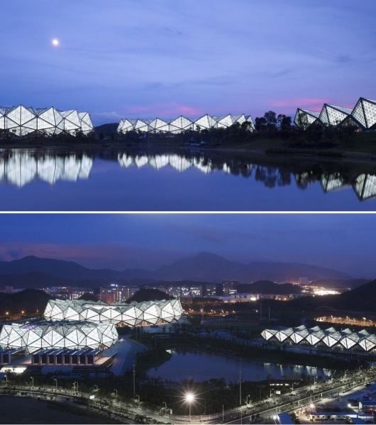 Universiade Sports Center in Shenzhen - спортивный комплекс от GMP Architects в Китае