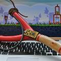 В Дании придумали контроллер для Angry Birds в виде рогатки
