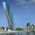 В Абу-Даби появилась «падающая» гостиница