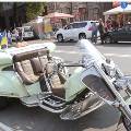 В Киеве появилось необычное такси-мотоцикл 