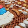 На Рождество москвичей удивили гигантским пирогом