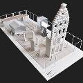 Китайский 3D-принтер печатает 10 готовых домов в сутки
