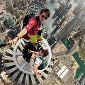 Российские экстремалы сделали selfie на высоте более 400 метров