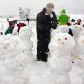Японцы побили своими снеговиками рекорд Гиннеса