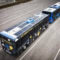 На улицы Мюнхена выпустили «солнечный» автобус
