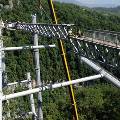  В Сочи над пропастью строят подвесной мост для экстремалов 