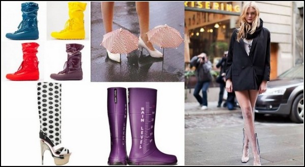 Обзор  необычных галош и модных резиновых сапог