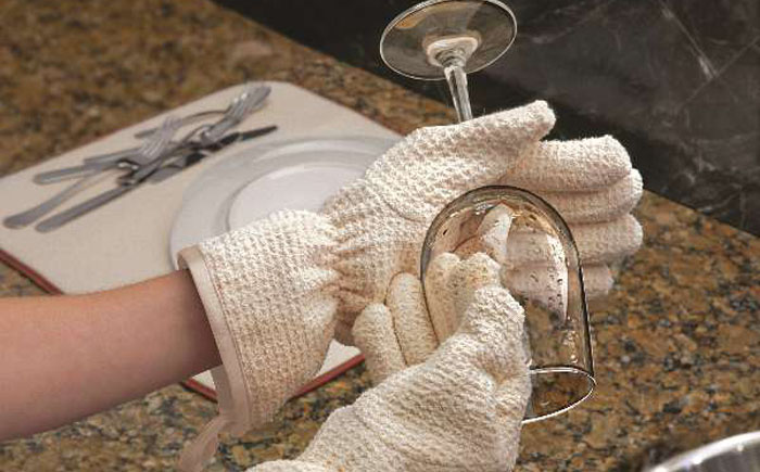 Перчатки для вытирания посуды