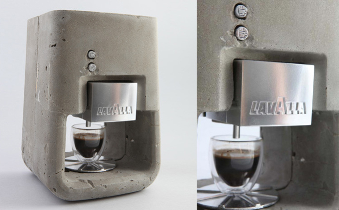 Espresso Solo: бетонная кофеварка