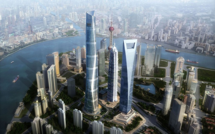 Шанхайская башня - 121-этажное здание в Китае.