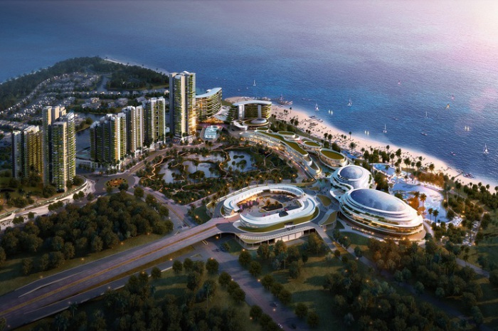 Forest City - проект нового «зеленого» города между Малайзией и Сингапуром.