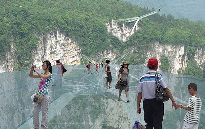 Посреди моста Чжанцзяцзе построят самую высокую в мире площадку для банджи-джампинга.