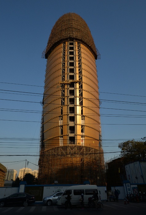 Штаб-квартира коммунистической газеты Жэньминь Жибао в Пекине.