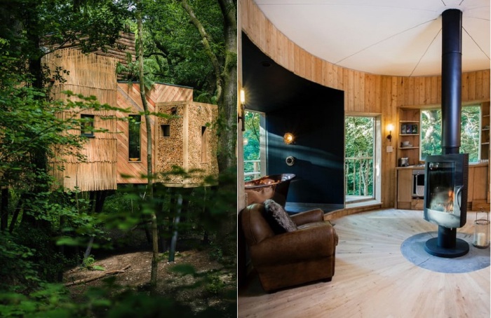 Woodsman's Treehouse - комфортабельний будинок на дереві.