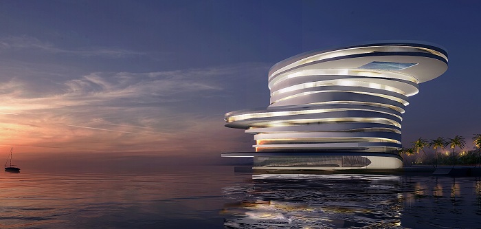 Helix - проект футуристического отеля в Абу-Даби.