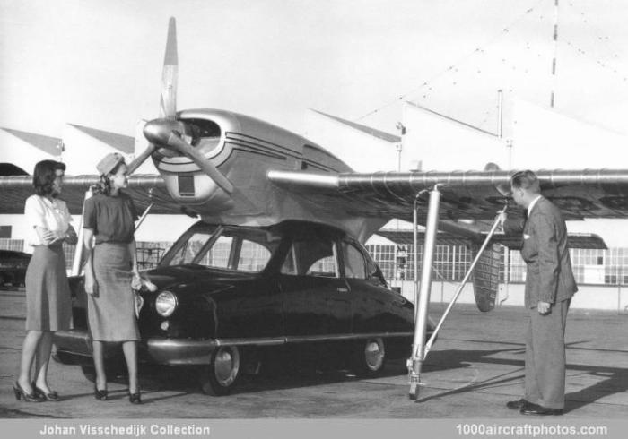 Convair Model 116 - летающий автомобиль, который мог стать серийным.