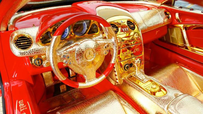 SLR MacLaren Red Gold Dream - золотая мечта от Mercedes.