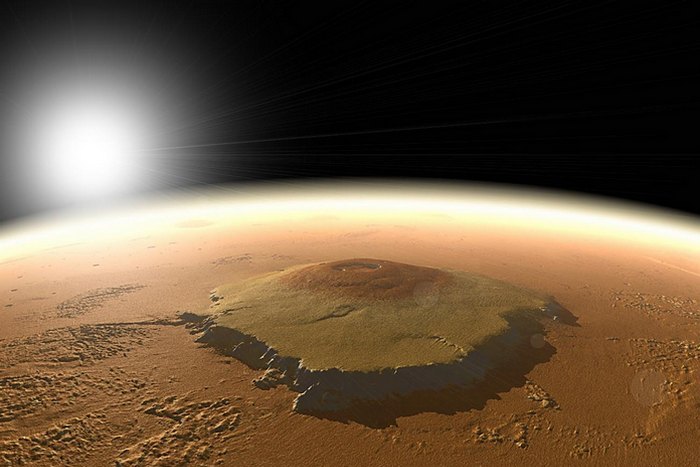 Сонячна система: найвища гора на Марсі.