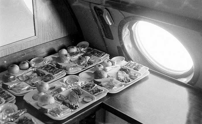 Премиум обед на Ту-104.