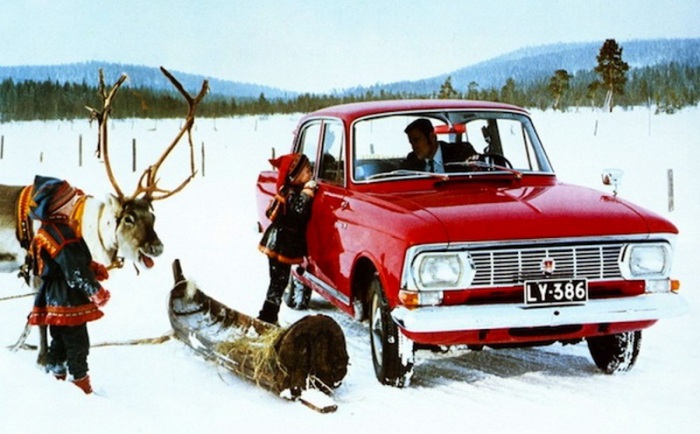 Москвич-элита - автомобиль №6 в Финляндии.
