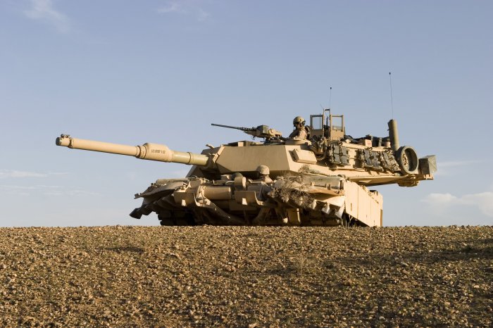Танк третьего поколения M1 Abrams.