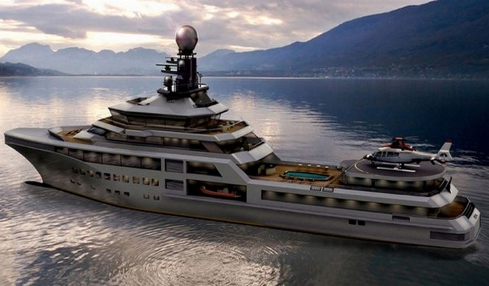 Яхта гигант PJ World Yacht.