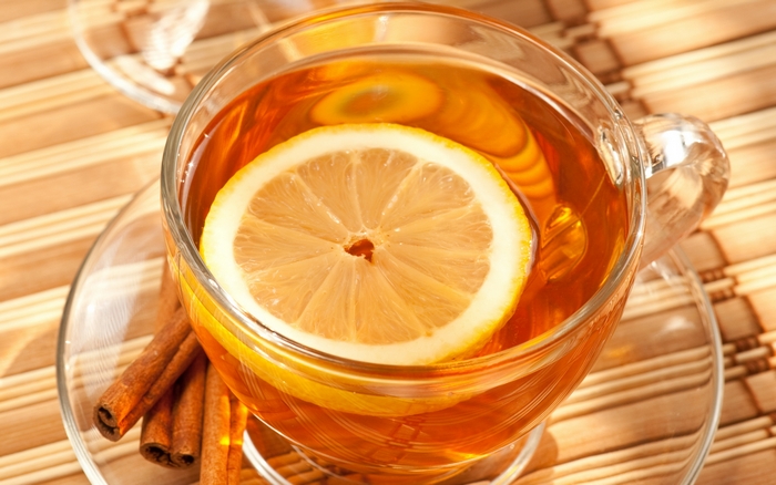 Чай с лимоном - русский чай.