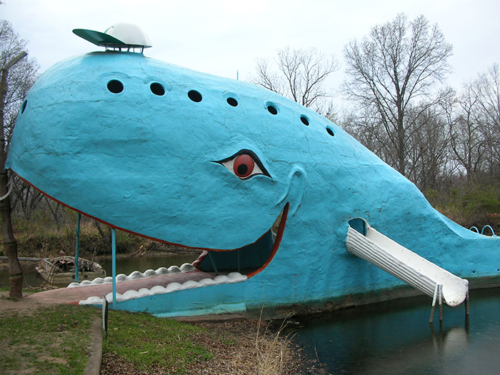 Пешеходный мост «Голубой кит» в Катузе, США