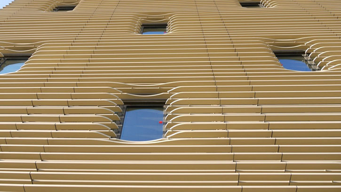 Офісний центр 'Галілей' в Тулузі: фрагмент фасаду