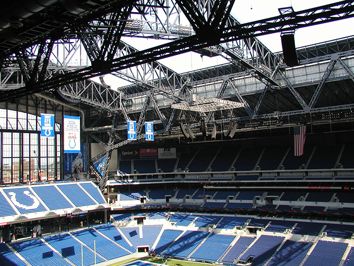 Конструкция крыши на стадионе
