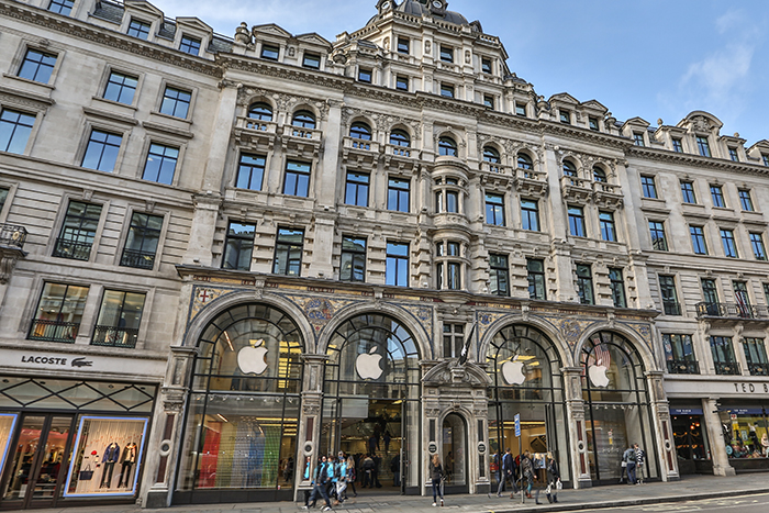Магазин Apple на Реджент Стрит в Лондоне