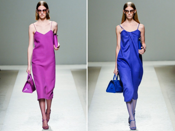 Лаконичные платья-комбинации из весенне-летней коллекции Max Mara.