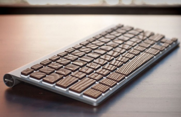 Стильна дерев'яна клавіатура Engrain Tactile Keyboard