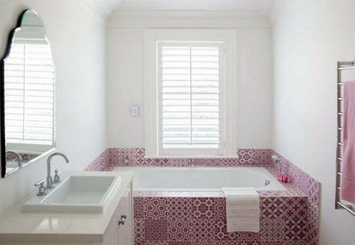 Ванна кімната в марокканському стилі.