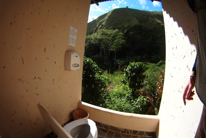 Туалет в Перу.