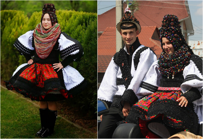 Традиционная свадьба в Румынии.