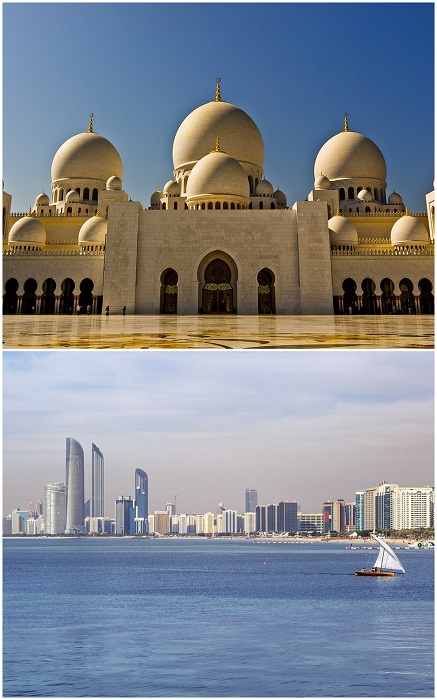 Абу-Даби — это самый богатый и при этом большой эмират среди всех, входящих в состав ОАЭ. Сам город Абу-Даби особенно примечателен для туристов еще и тем, что является столицей Объединённых Арабских Эмиратов, а также по праву считается одним из немногих на сегодня настоящих городов-парков.